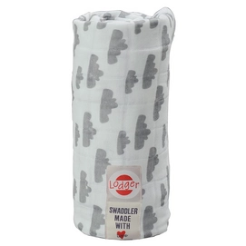 Multidoek Lodger Swaddler Hydrofiel Grey