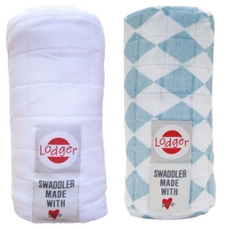 Multidoek Lodger Swaddler Hydrofiel Silvercreek White (2-delig)
