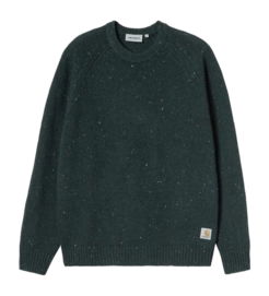 Pull Carhartt WIP Unisexe Anglistic Speckled Deep Lagoon