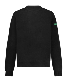 Sweater Flâneur Men Badge Knit Black