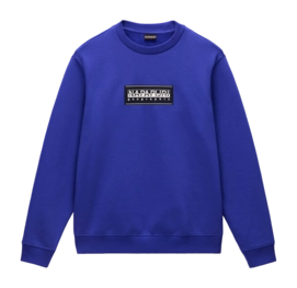Sweatshirt Napapijri Men B-Box Logo Crew Royal Blue