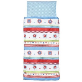 Parure de Lit Jollein Sweet Flower Multi Coton