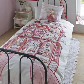 Beddinghouse Kids Sweet Palace Pink Dekbedovertrek Katoen