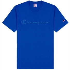 T-Shirt Champion Men Embroidered Script Logo Cotton BVU-L