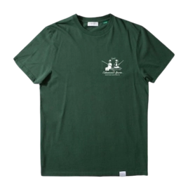 T-Shirt Edmmond Studios Men Hooked Plain Dark Green