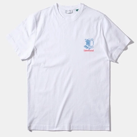 T-Shirt Edmmond Studios Men Log Off Plain White
