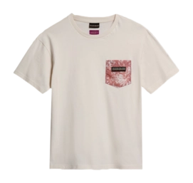 T-Shirt Napapijri x Liberty Candolle NS5 Women Whitecap Gray-XS