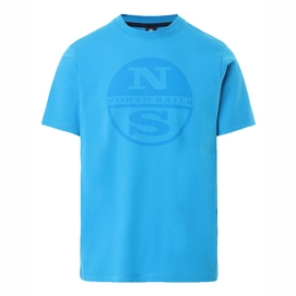 T-Shirt North Sails SS T-Shirt With Graphic Herren Cornflower Blu-L