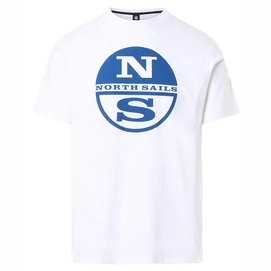 T-Shirt North Sails SS T-Shirt With Graphic Herren White-XL