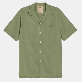 T-Shirt OAS Men Green Plain-M