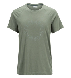 T-Shirt Peak Performance Men Track Slate Green