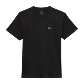 T-Shirt Vans Left Chest Logo Herren Black Evening Primrose-M