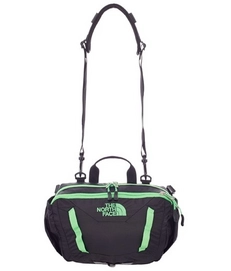 Schoudertas The North Face Tioga Lumbar Black Krypton Green