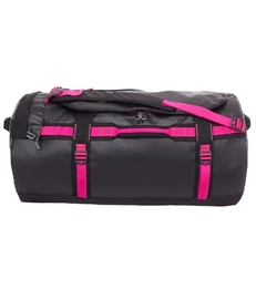The North Face Base Camp Duffel Black Luminous Pink 2015 Medium