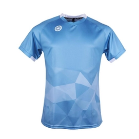 T-shirt de Tennis The Indian Maharadja Men Jaipur Tech Block Blue-L