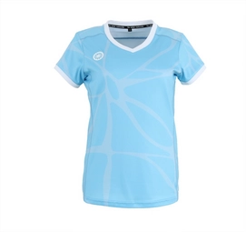 Tennisshirt The Indian Maharadja Girls Kadiri Marble Light Blue