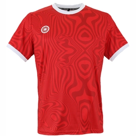 Maillot de Tennis The Indian Maharadja Boys Fusion Red-Taille 140