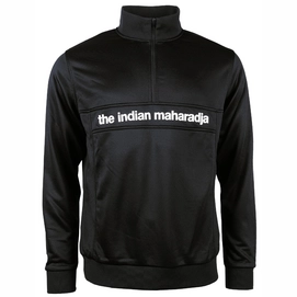 Tennis Sweatshirt The Indian Maharadja Kids Poly Terry Half Zip IM Black