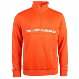 Gilet de Tennis The Indian Maharadja Kids Poly Terry Half Zip IM Orange