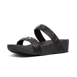 FitFlop Lottie™ Crescent Stud Slide Black