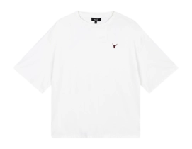 T-Shirt Alix The Label Women Back Logo Soft White