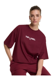 T-Shirt Alix The Label Women Basic The Label Bordeaux