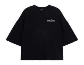 T-Shirt Alix The Label Women Boucle Black