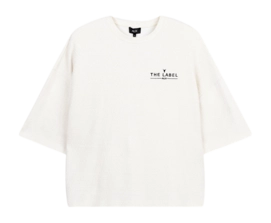 T-Shirt Alix The Label Women Boucle Cream