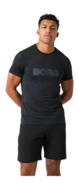 T-Shirt Björn Borg Men Borg Graphic T-Shirt Black Beauty