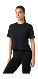 T-Shirt Björn Borg Women Borg Cropped Black Beauty