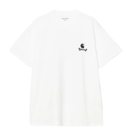 T-Shirt Carhartt WIP Unisex S/S C Logo Archive White