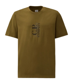 T-Shirt CP Company Men 30/1 Jersey Logo Fallen Rock