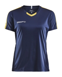 T-Shirt Craft Women Progress Jersey Contrast Navy/Sweden Yellow