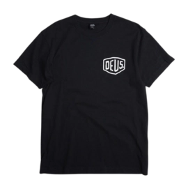 T-Shirt Deus Men Biarritz Address Black
