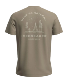 T-Shirt Icebreaker Men Merino 150 Tech Lite SS Tee Peaceful Pass Flagstone
