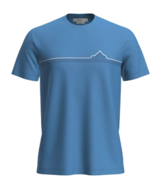 T-Shirt Icebreaker Men Merino 150 Tech Lite SS Tee Range Stripes Arctic