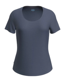 T-Shirt Icebreaker Women Merino 125 Cool-Lite Sphere III SS Scoop Dawn Heather