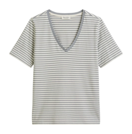 T-Shirt Marc O'Polo Women 503207251107 Nordic Sea / Offwhite
