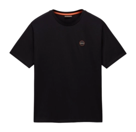 T-Shirt Napapijri Men S-Badge SS 1 Black Beauty