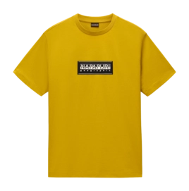 T-Shirt Napapijri Men S-Box Logo SS Gold Flake