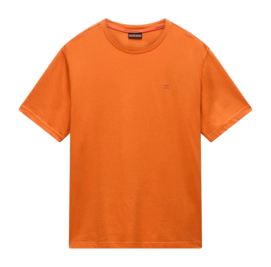 T-Shirt Napapijri Men S-Nedles SS Orange Pumpkin