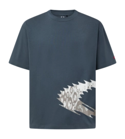 T-Shirt Oakley Men New Retro Static 3.0 Grey Dust Regular Fit