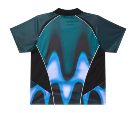 T-Shirt Obey Men Obey Blurred Soccer Jersey Dark Teal Multi 26