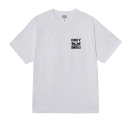 T-Shirt Obey Men Obey In A Different Place White