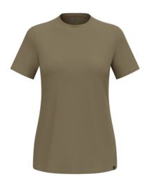T-Shirt Odlo Women Merino 160 Plain Tee Vetiver Regular Fit