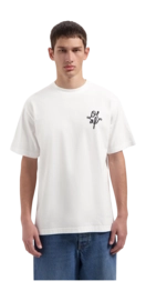 T-Shirt Olaf Hussein Homme Monogramme Graphique Optical White