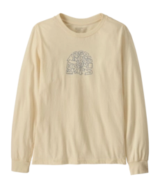 T-Shirt Patagonia Kids L/S Graphic Skisel: Undyed Natural