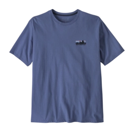 T-Shirt Patagonia Men 73 Skyline Organic Current Blue