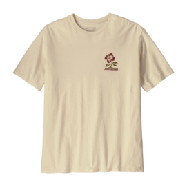 T-Shirt Patagonia Men Balance Organic Peace Seeds: Undyed Natural