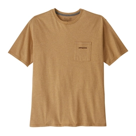 T-Shirt Patagonia Men Boardshort Logo Pocket Responsibili-Tee Talon Gold